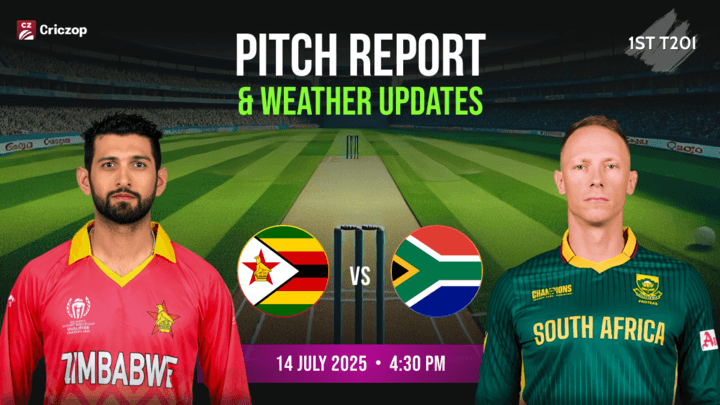 Zimbabwe vs South Africa 1st T20I Pitch Report